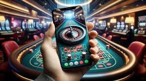Tampilan syarat promosi di ponsel hijau